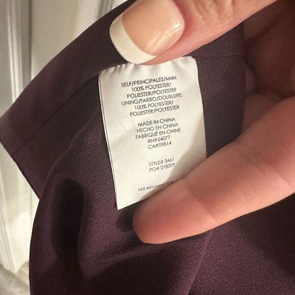 Cabi Treasure Paisley Crossover Style V-neck Midi Dress Style 3461 Size 6 - Picture 5 of 6